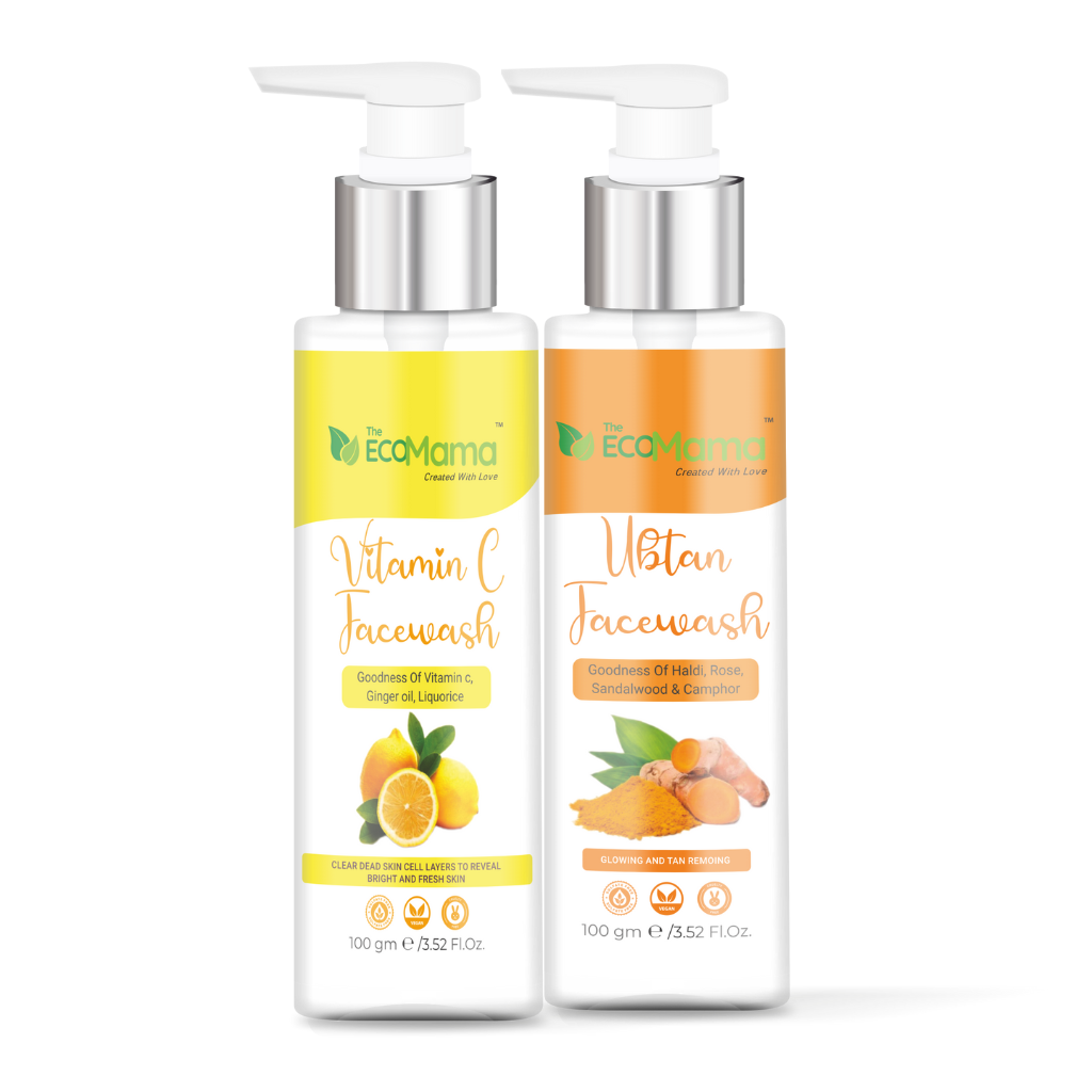 Vitamin-C Facewash & Ubtan Facewash - Combo